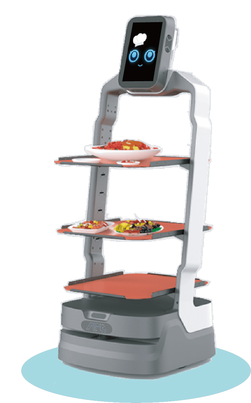 配膳トレイ開放時