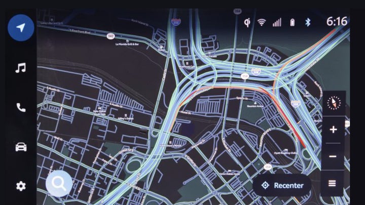 Mapboxで制作したナビゲーションシステムのイメージ