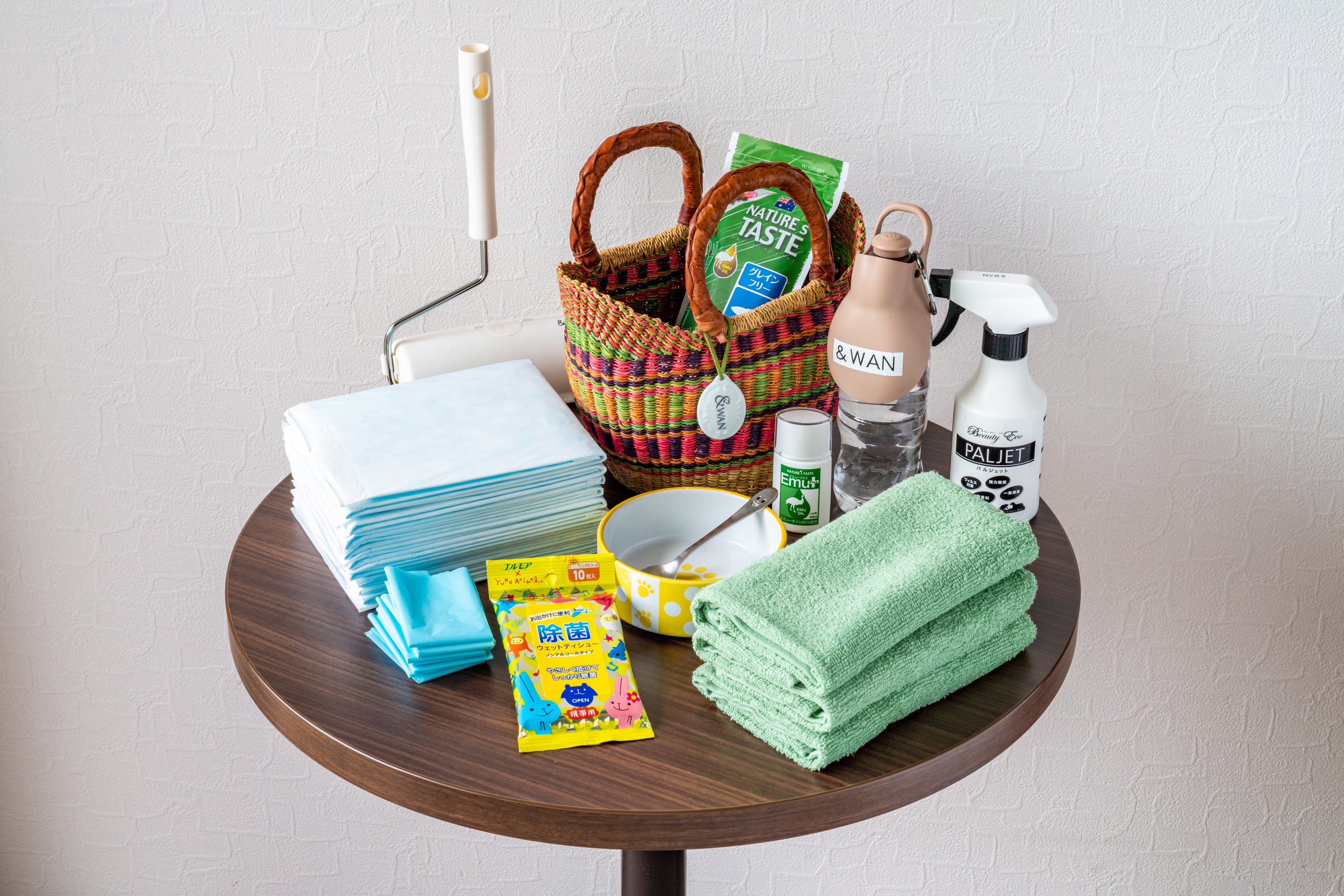 充実した愛犬用アメニティ