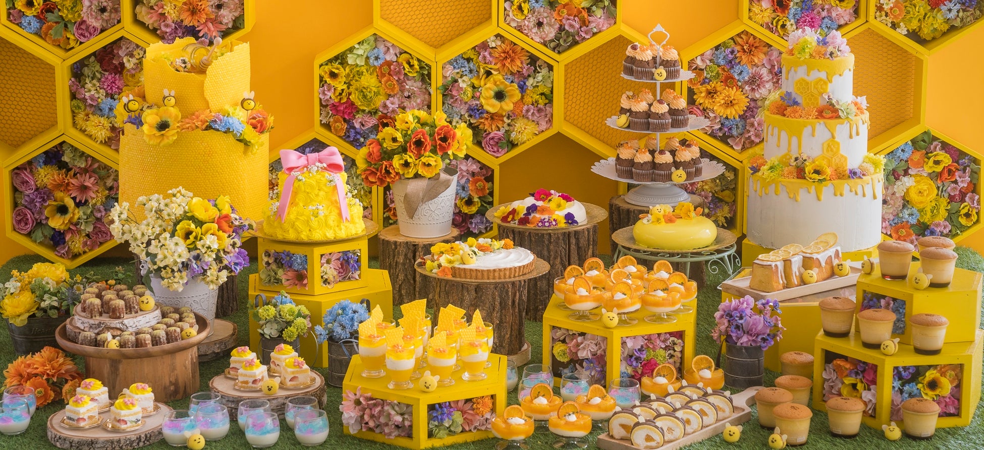 ヒルトン福岡シーホーク 春の日差しでパワー全開スイーツ Honey Bee ハニービー ガーデン スイーツビュッフェ ヒルトン福岡シーホークのプレスリリース ヒルトン福岡シーホーク 春の日差しでパワー全開スイーツ Honey Bee ハニービー ガーデン スイーツビュッフェ ヒルトン福岡シーホークのプレスリリース
