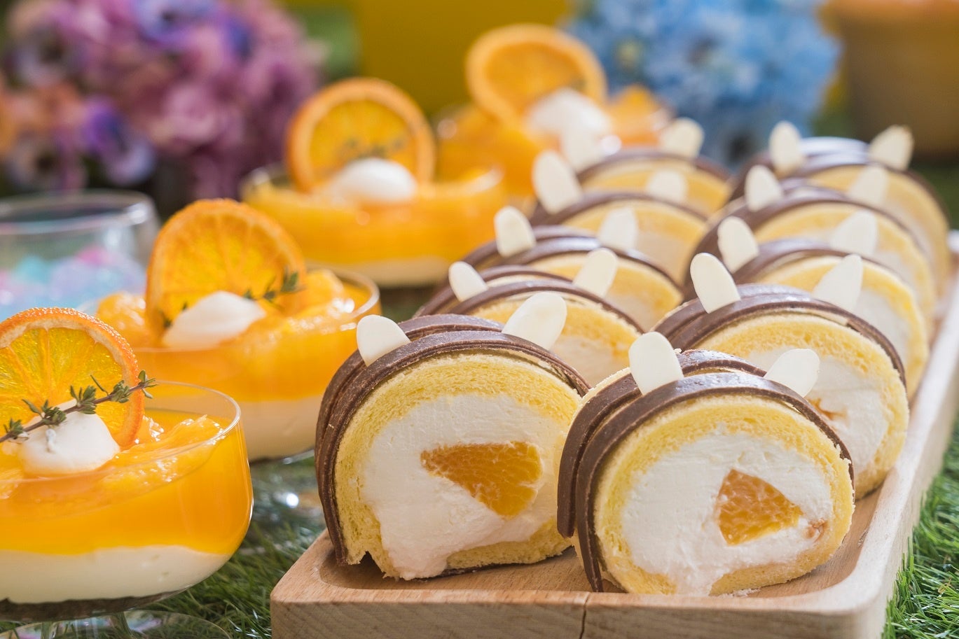 はちみつロールケーキ　イメージ