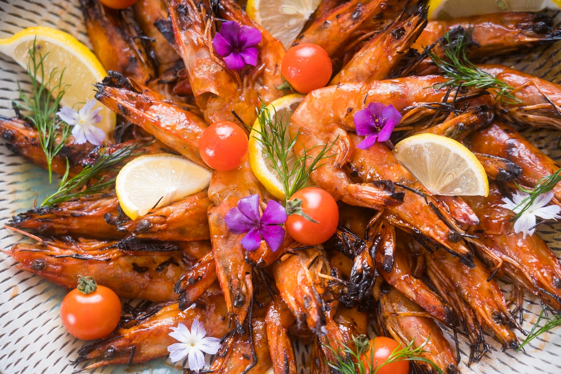 ポリネシア風サステナブル・海老のグリル　イメージ