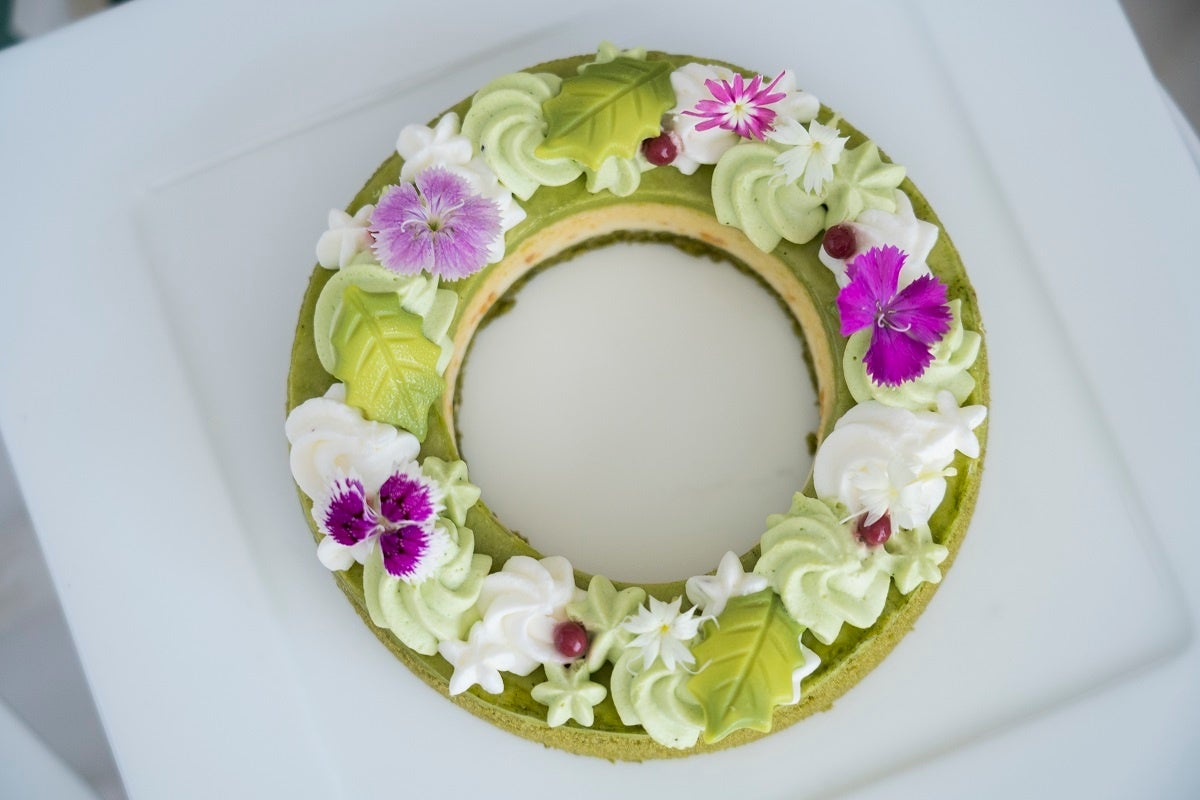 「玄米と抹茶のリース」イメージ