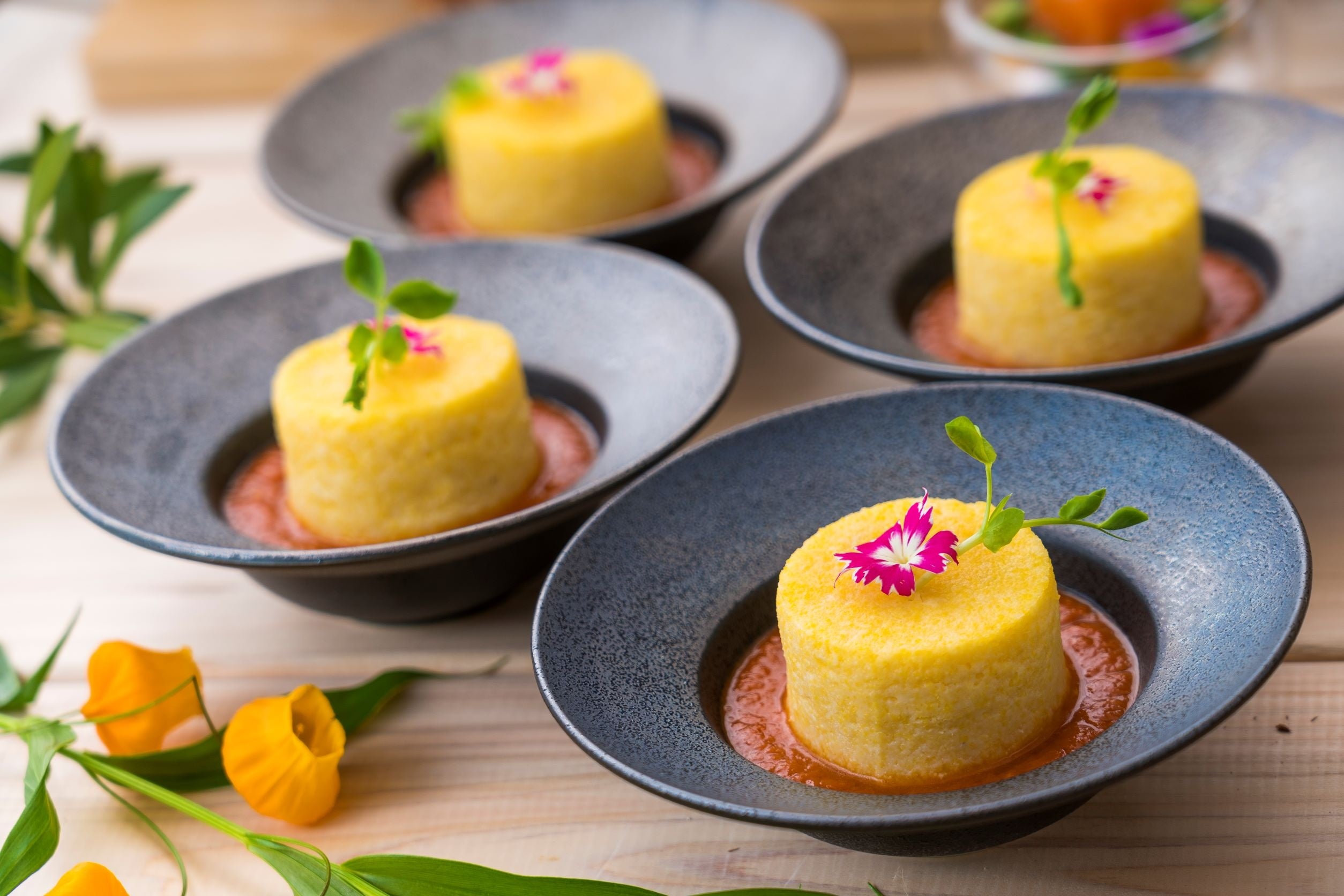 「ココナッツクリームのポレンタ」イメージ