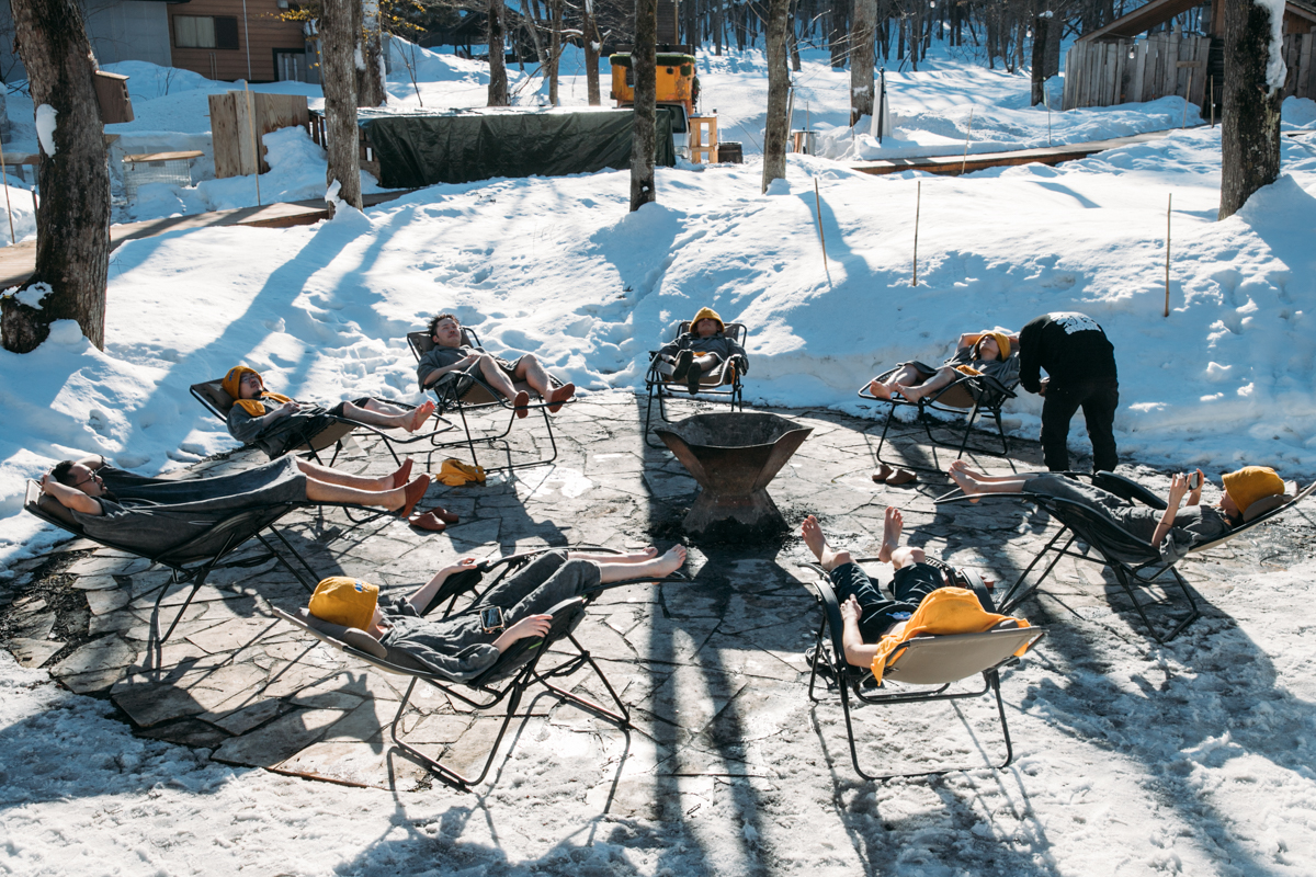 本場フィンランドさながらの「本格アウトドアサウナ」を体験できます（昨年度の様子）