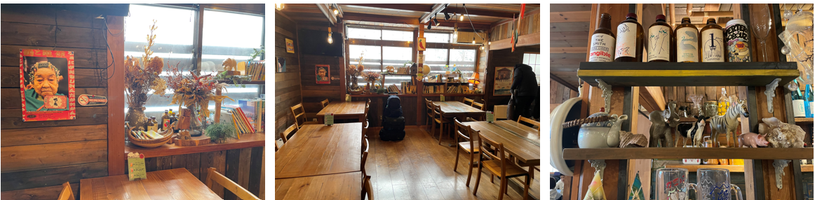 会場のダイニングは温かく優しい雰囲気