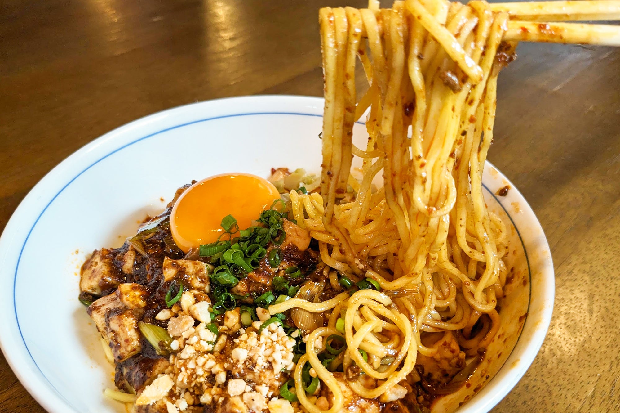 麻婆豆腐 meets 麺】激辛の陳麻婆豆腐を麺と共に食べる「陳麻婆豆腐