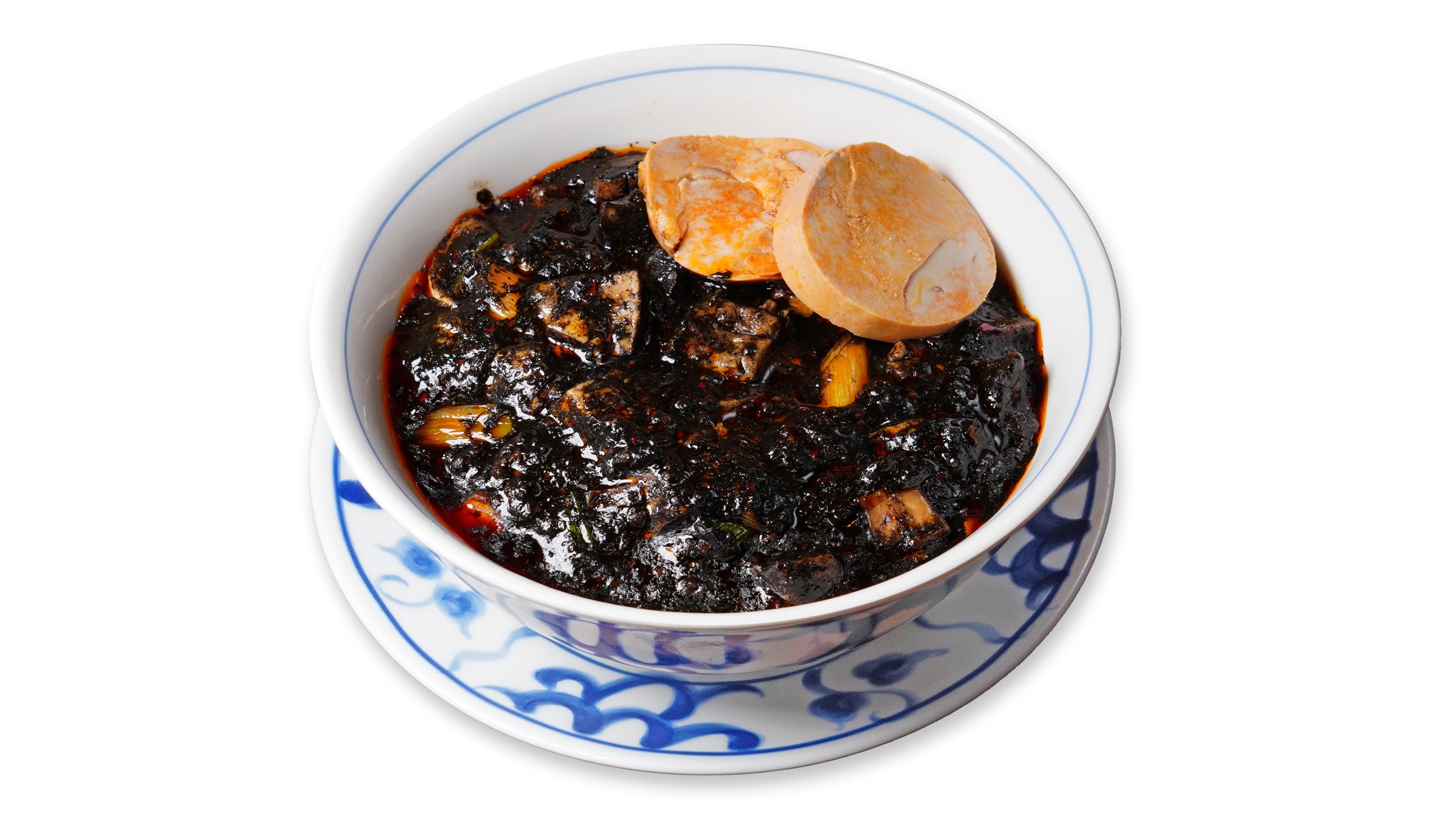 イカスミ陳麻婆豆腐「黒」