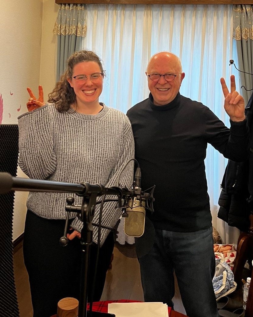 左：チョーク先生、右：ベアレント氏