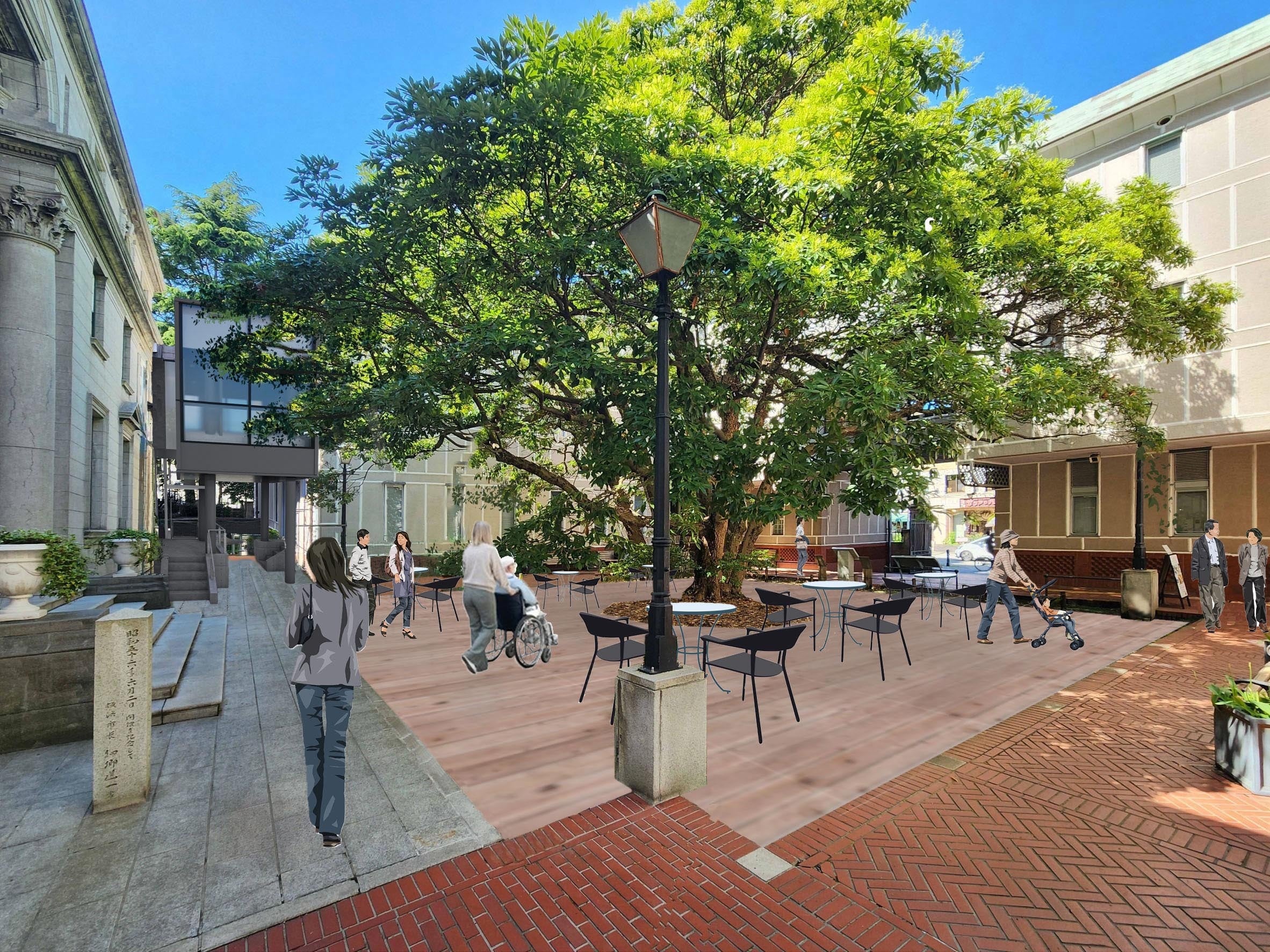 バリアフリーデッキ完成イメージ