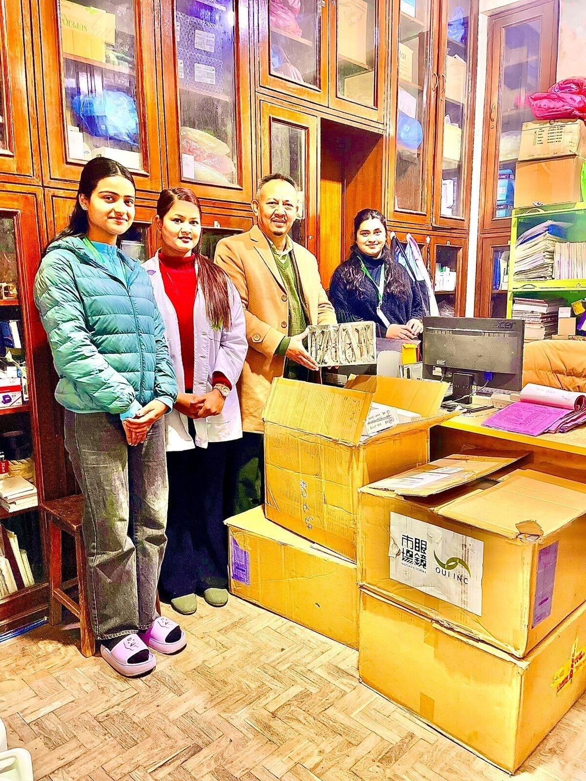 BM Foundationの眼科チームの皆さん