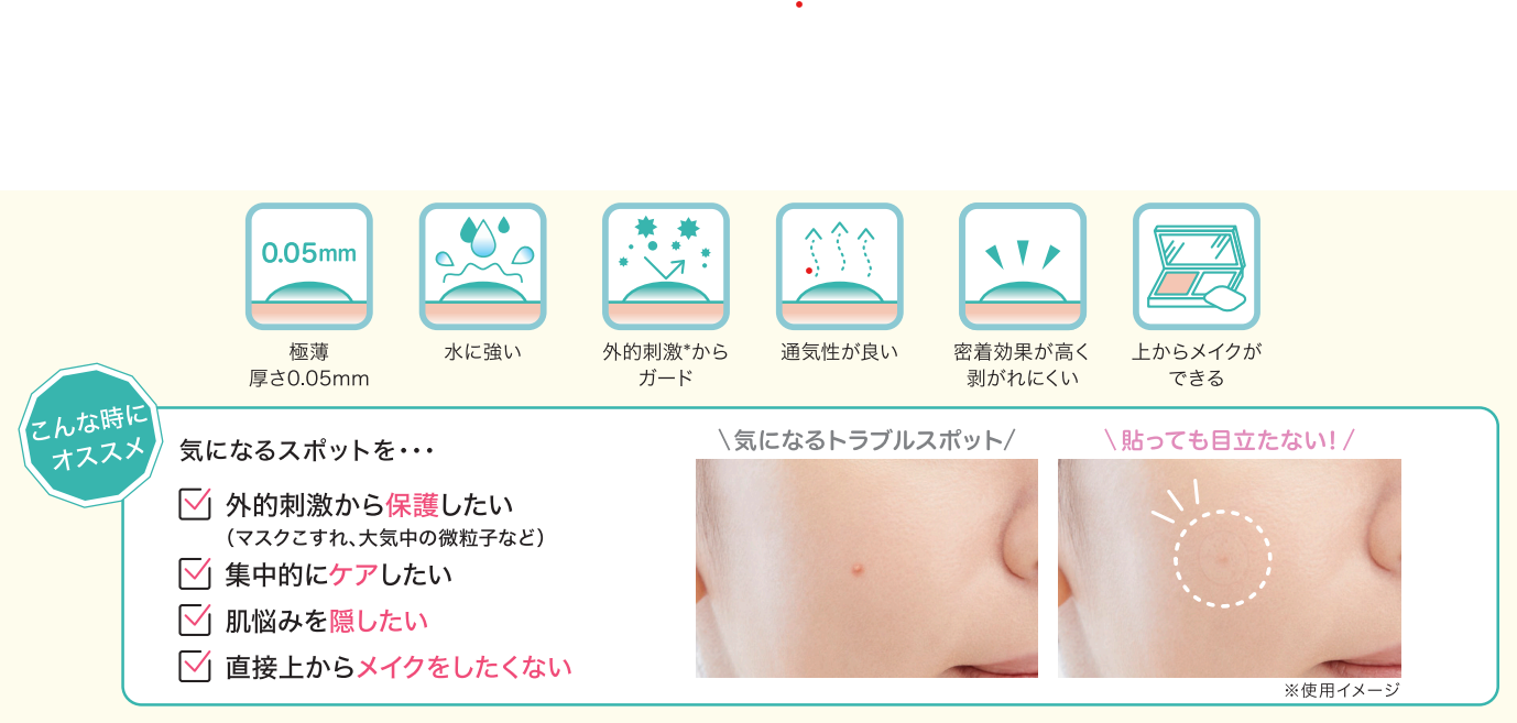 クリアターンごめんね素肌キニシナイパッチ × 24点