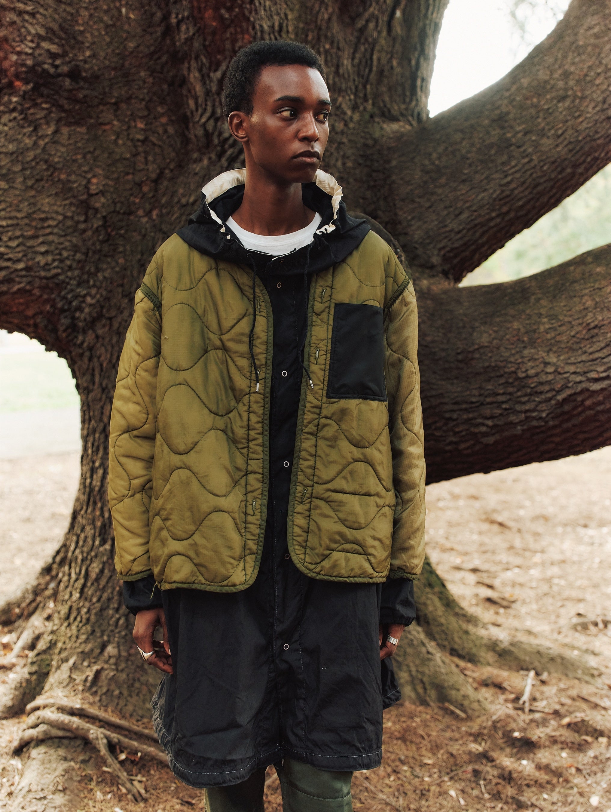 ▲U.S ARMY M-65 QUILTING LINER LIMONTA NYLON POCKET REMAKE：¥24,000＋TAX