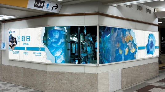 「町田駅は、新江ノ島水族館へ続いている。」えのすいが“水族館の裏側”をのぞける、期間限定の駅ジャック開始! 「町田駅は、新江ノ島水族館へ続いている。」えのすいが“水族館の裏側”をのぞける、期間限定の駅ジャック開始!