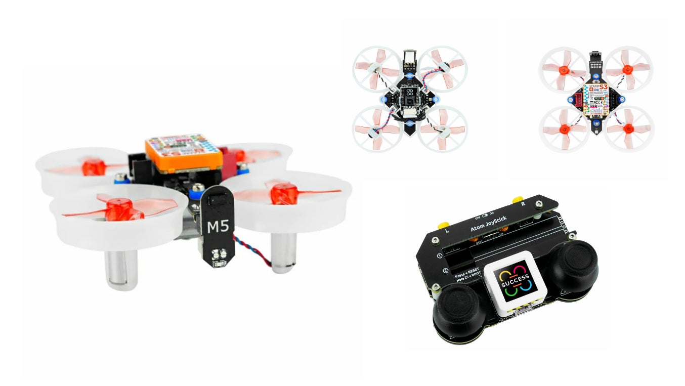 M5Stack社新製品、プログラマブルなドローンとコントローラ「M5Stamp M5Stack社新製品、プログラマブルなドローンとコントローラ「M5Stamp