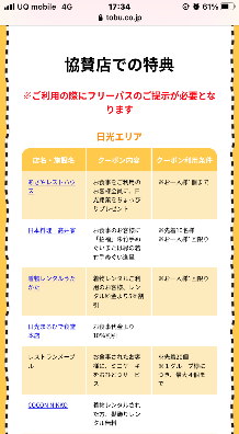 特設サイト（イメージ）（協賛店舗の特典情報を掲載）