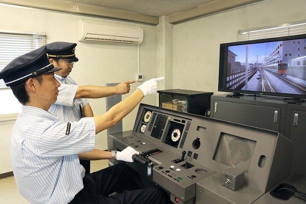 △実際の訓練風景