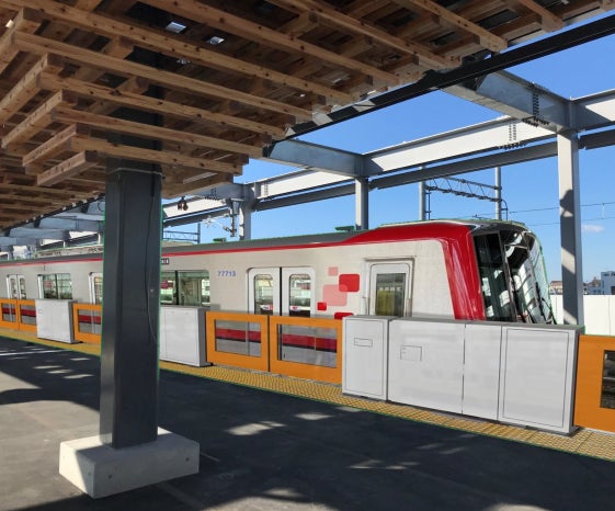 東武スカイツリーライン 竹ノ塚駅にて4月16日 土 より ホームドアの使用を開始します 東武鉄道株式会社のプレスリリース 東武スカイツリーライン 竹ノ塚駅にて4月16日 土 より ホームドアの使用を開始します 東武鉄道株式会社のプレスリリース