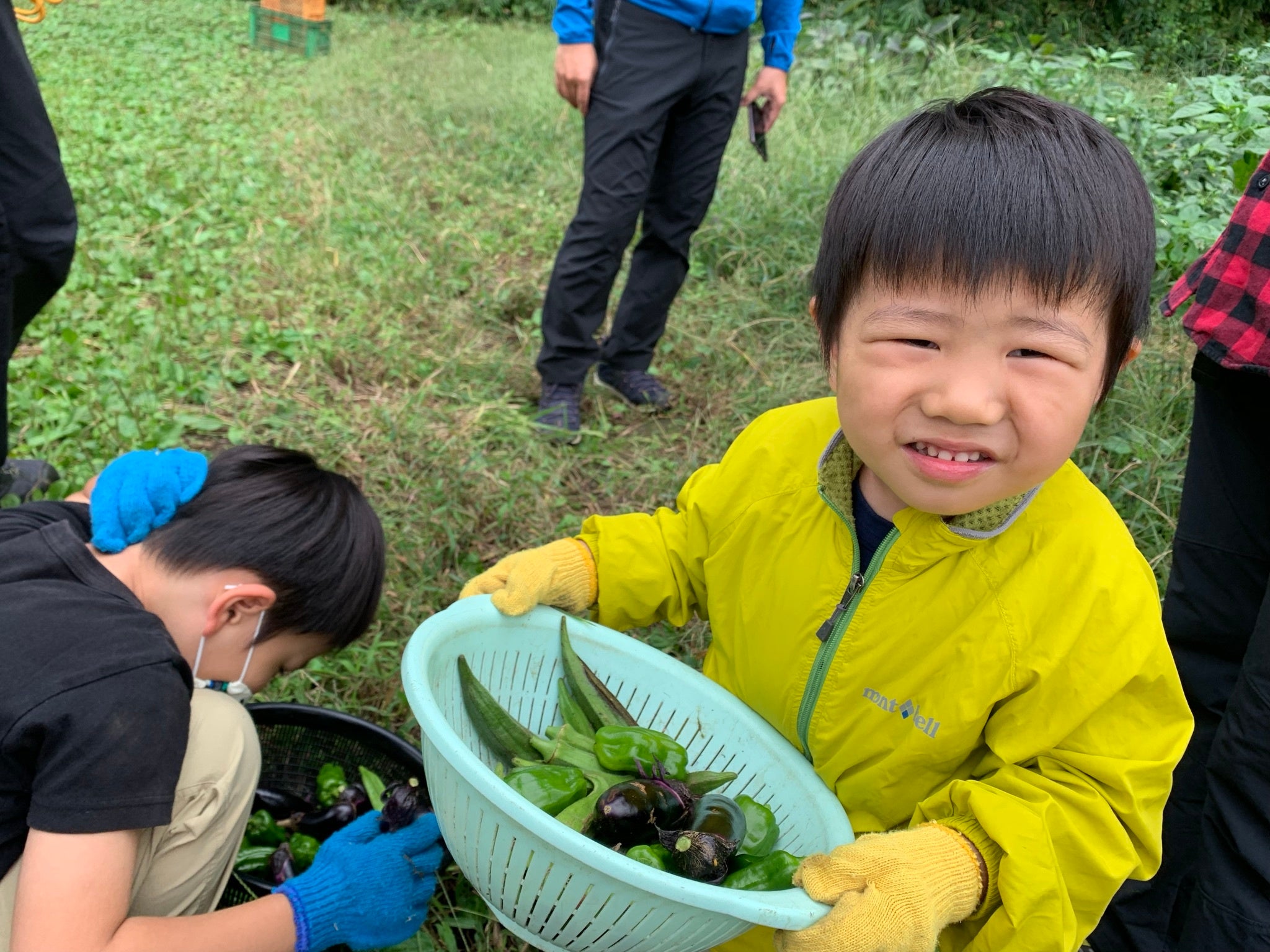 ▲季節ごとの農産物収穫体験の様子