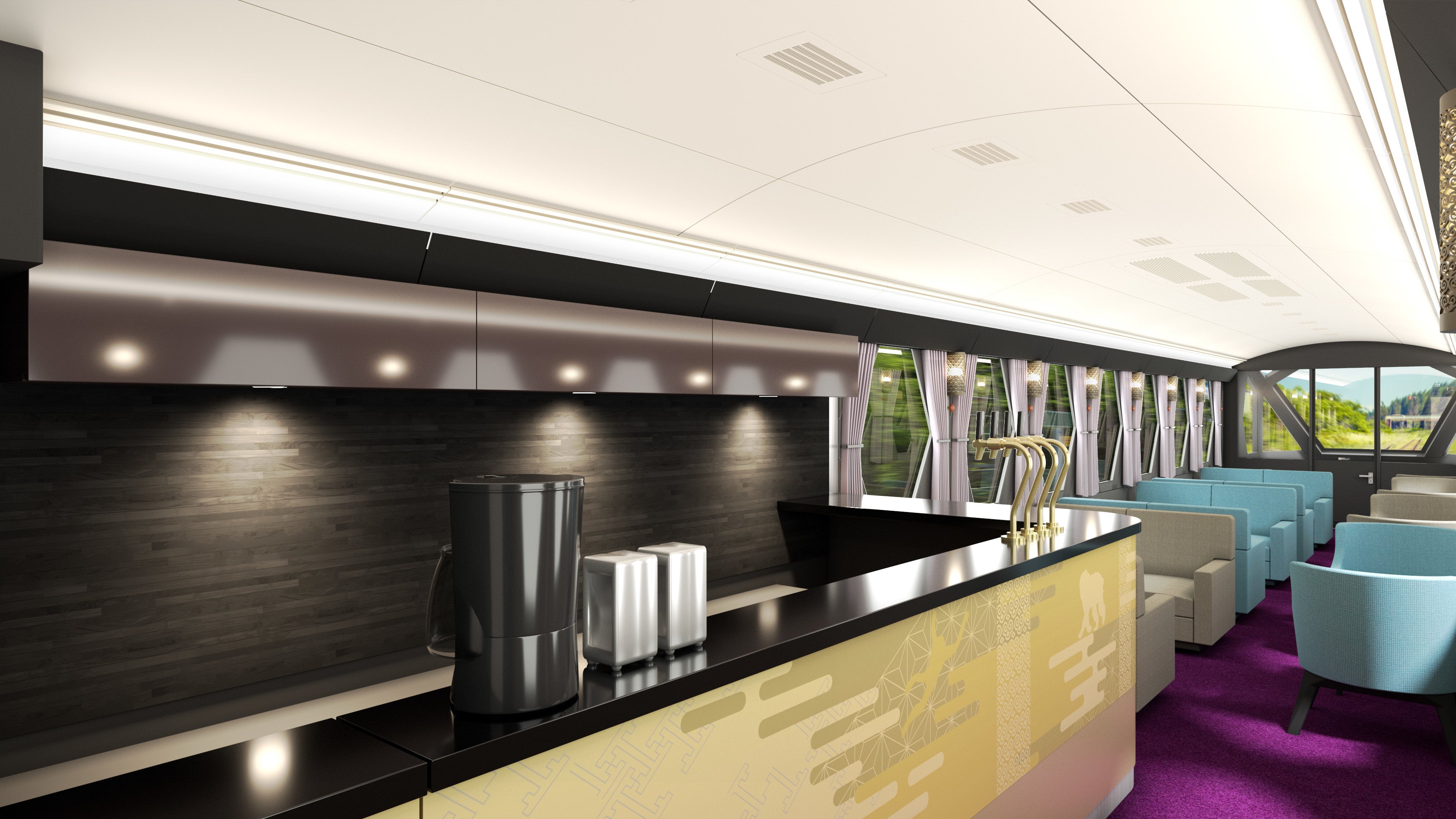 △コックピットラウンジ カフェカウンター（イメージ）