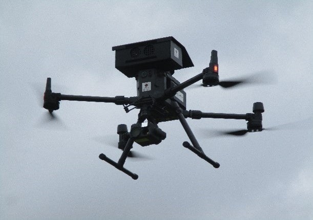 自動飛行ドローン