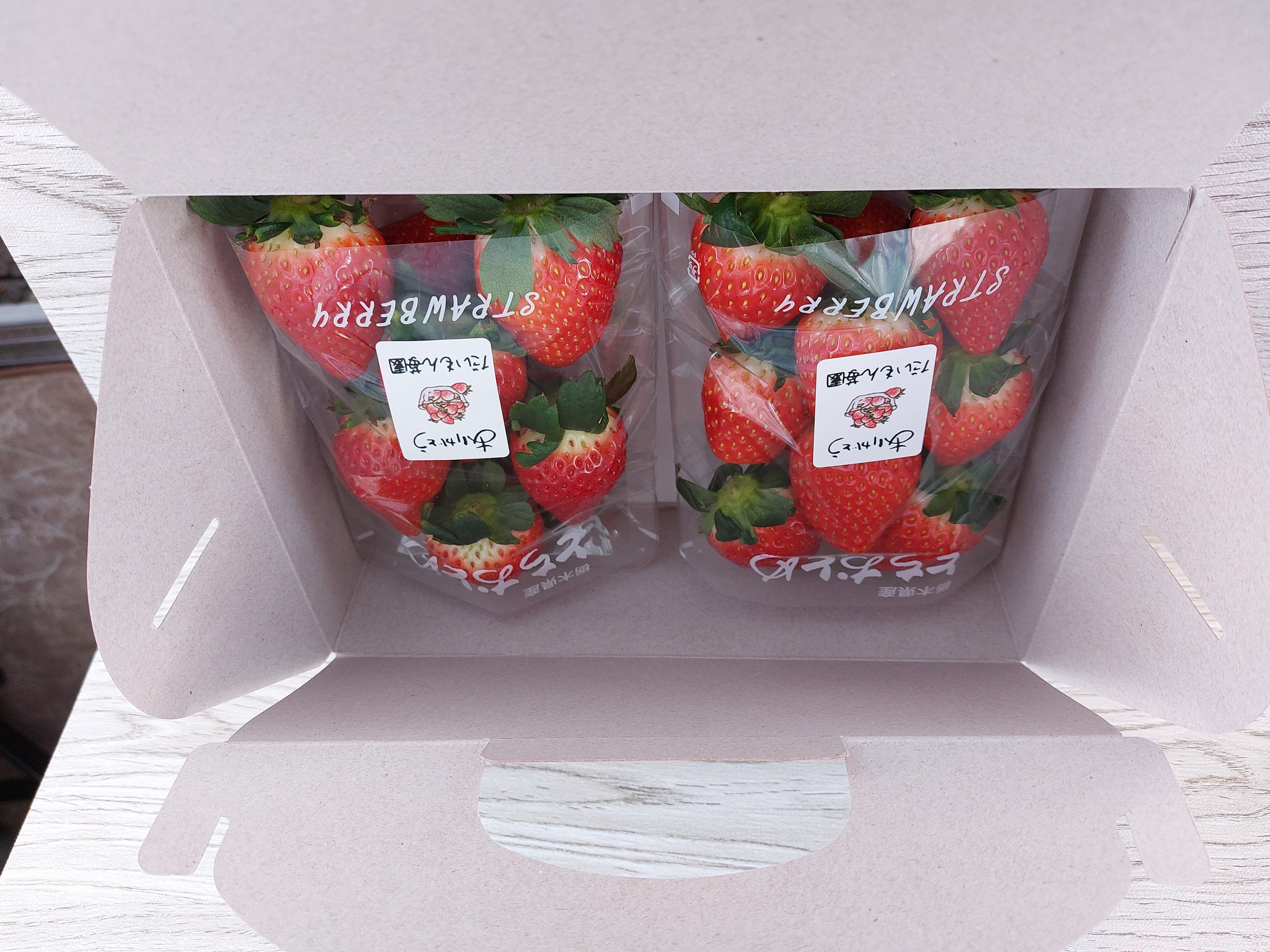 △「だいもん苺園×ＳＬ大樹」オリジナル手提げセット （イメージ）