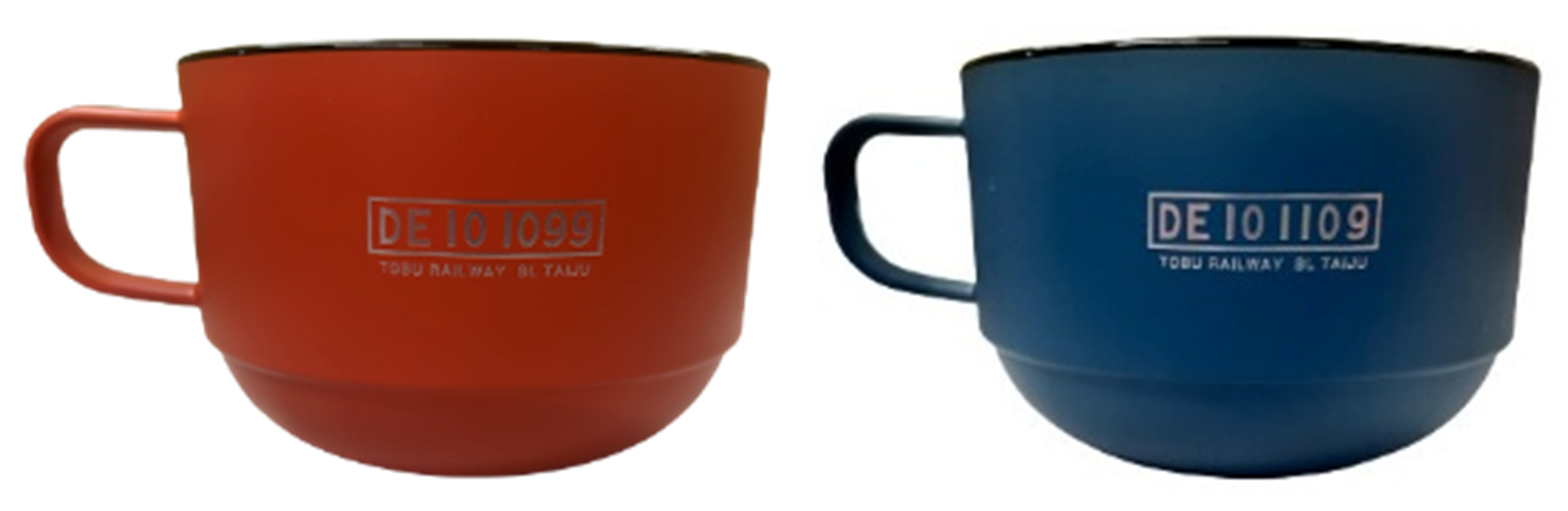 ▲ ＤＬスープカップ（赤）（青）