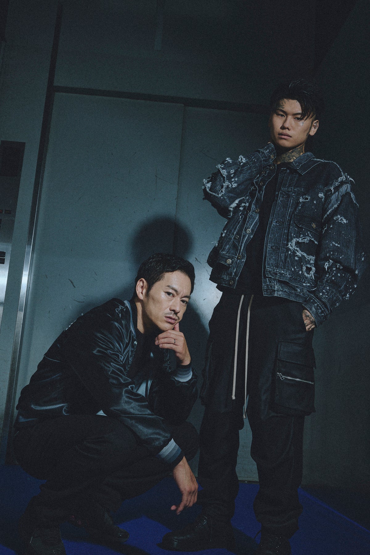 般若×19歳の新星Pxrge Trxxxperが本音トーク ABEMAドラマ『MOGURA』続編のW主演対談が公開