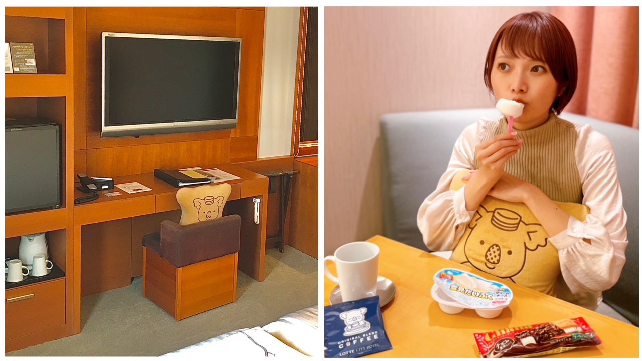 プチ鑑賞会にもおすすめ  ／ 快適なお部屋と美味しいアイスでで安心ホテルステイ♬