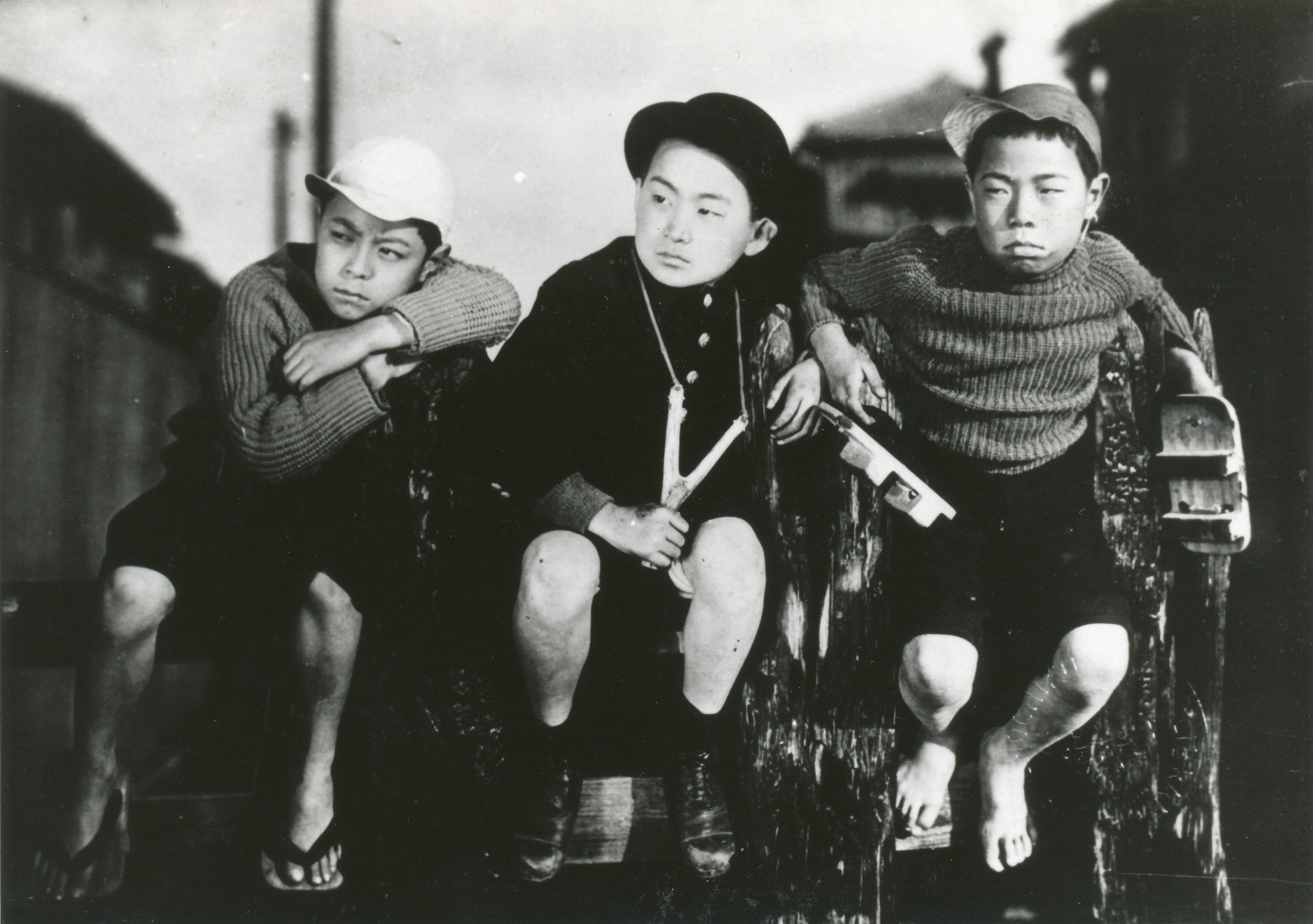 「大人の見る繪本 生れてはみたけれど」©1932／2023松竹株式会社