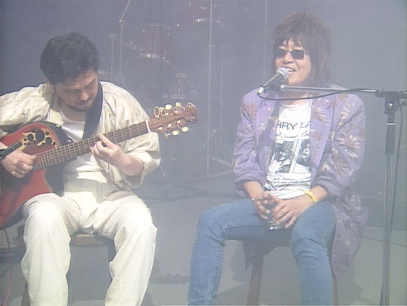 左：渡辺香津美　右：かまやつひろし　©カンテレ