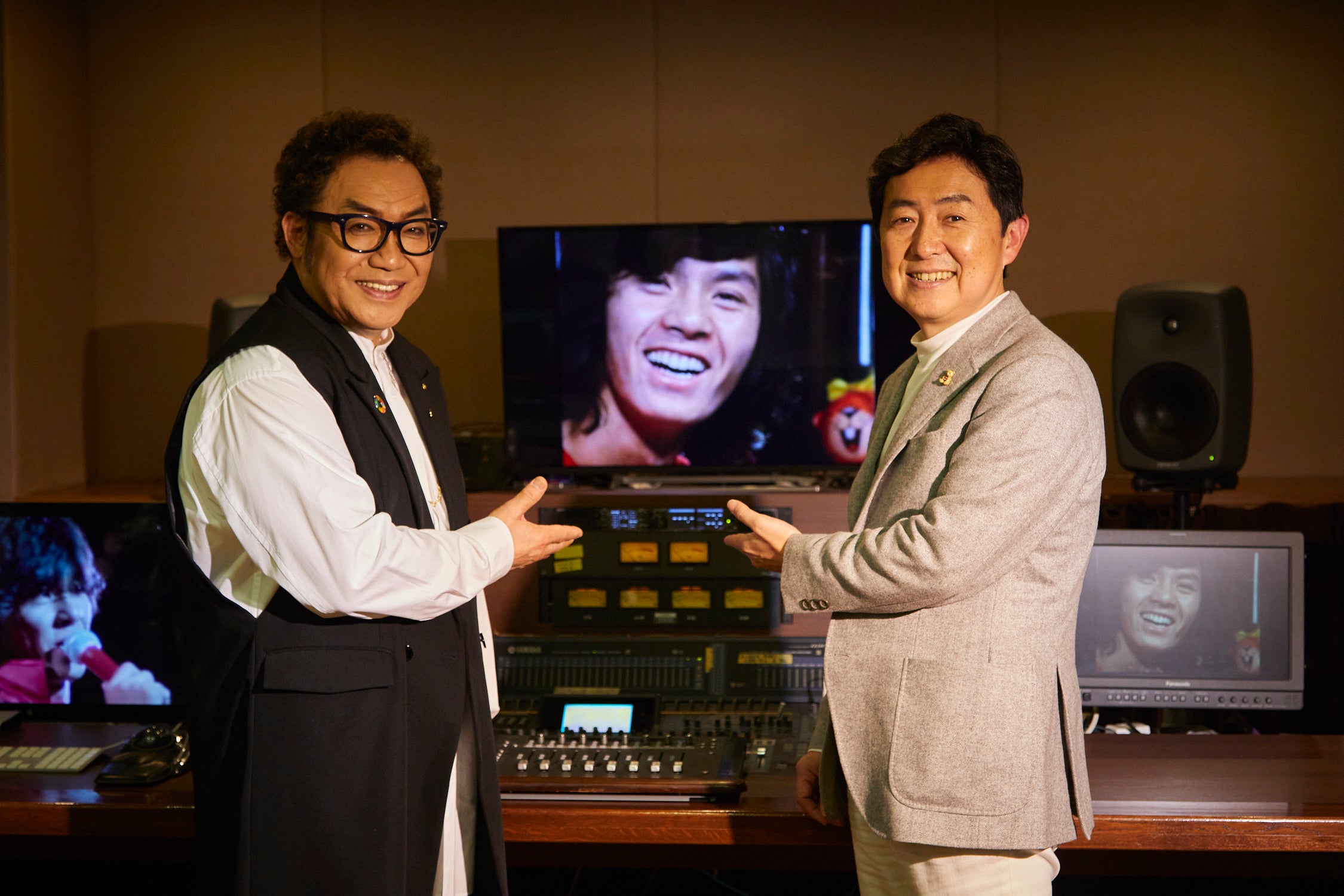 デビュー50周年「甦る！西城秀樹伝説」 に出演するコロッケ・笠井信輔アナウンサー