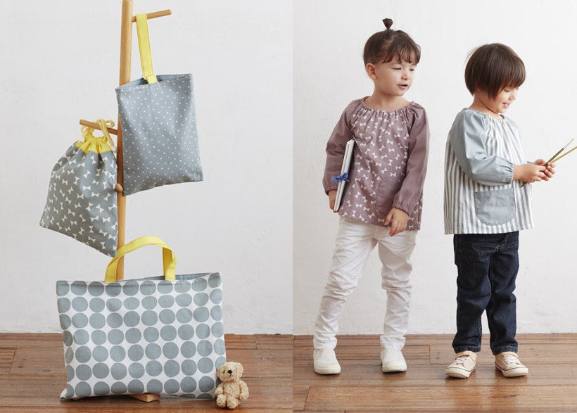 トレンドのくすみカラー生地使用