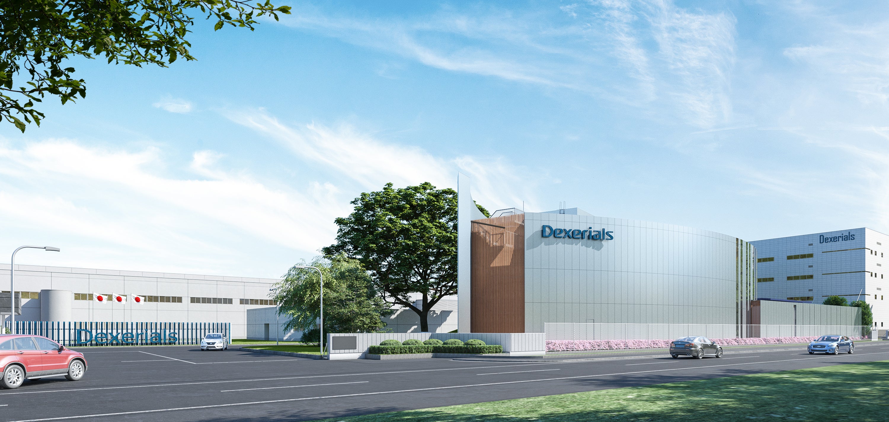 本社・栃木事業所 レセプション棟 外観イメージ