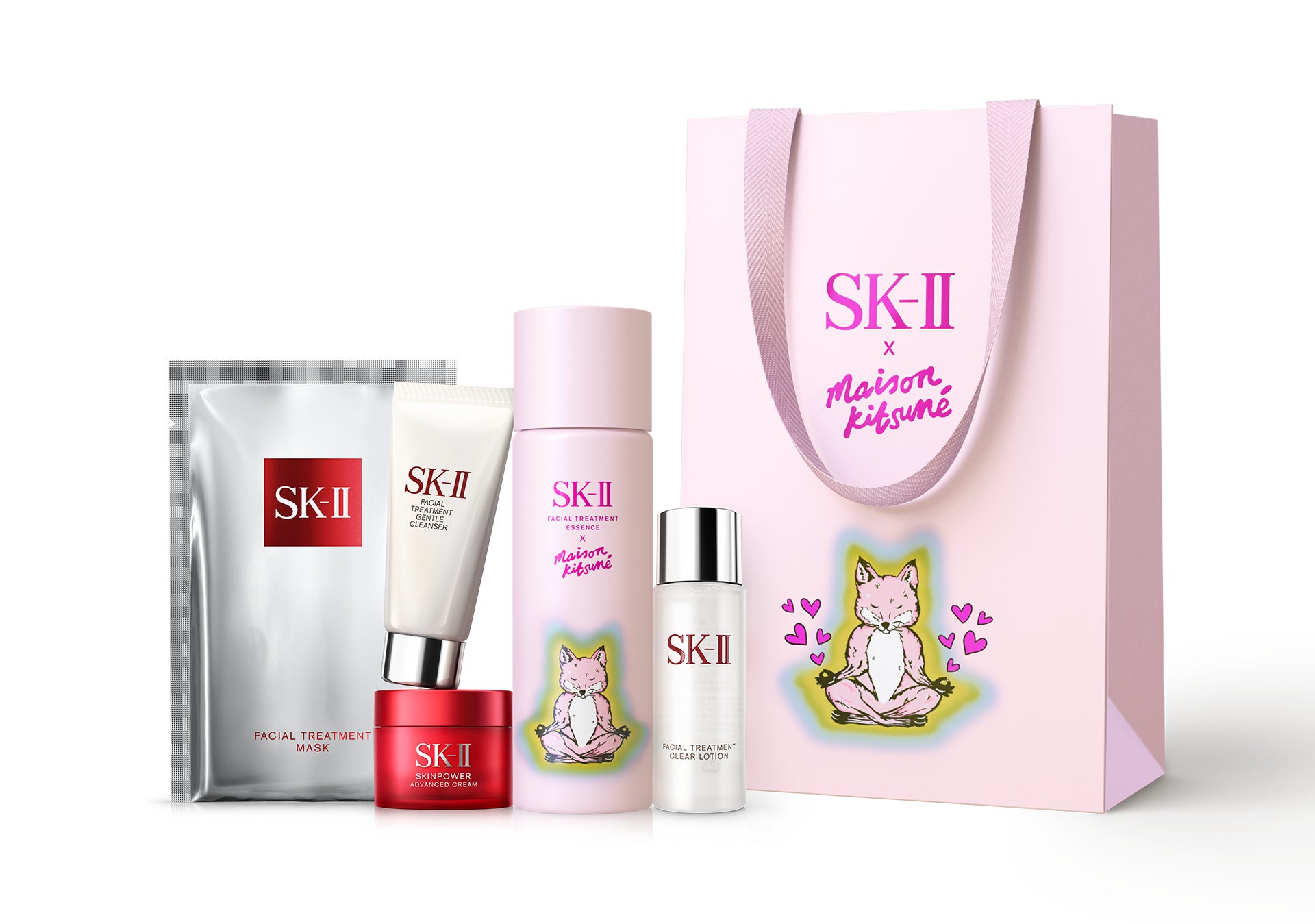 ★期間限定価格★SK-II トライアルセット ★ 新生活シーズンに「SK-II× Maison Kitsuné」数量限定トライアル