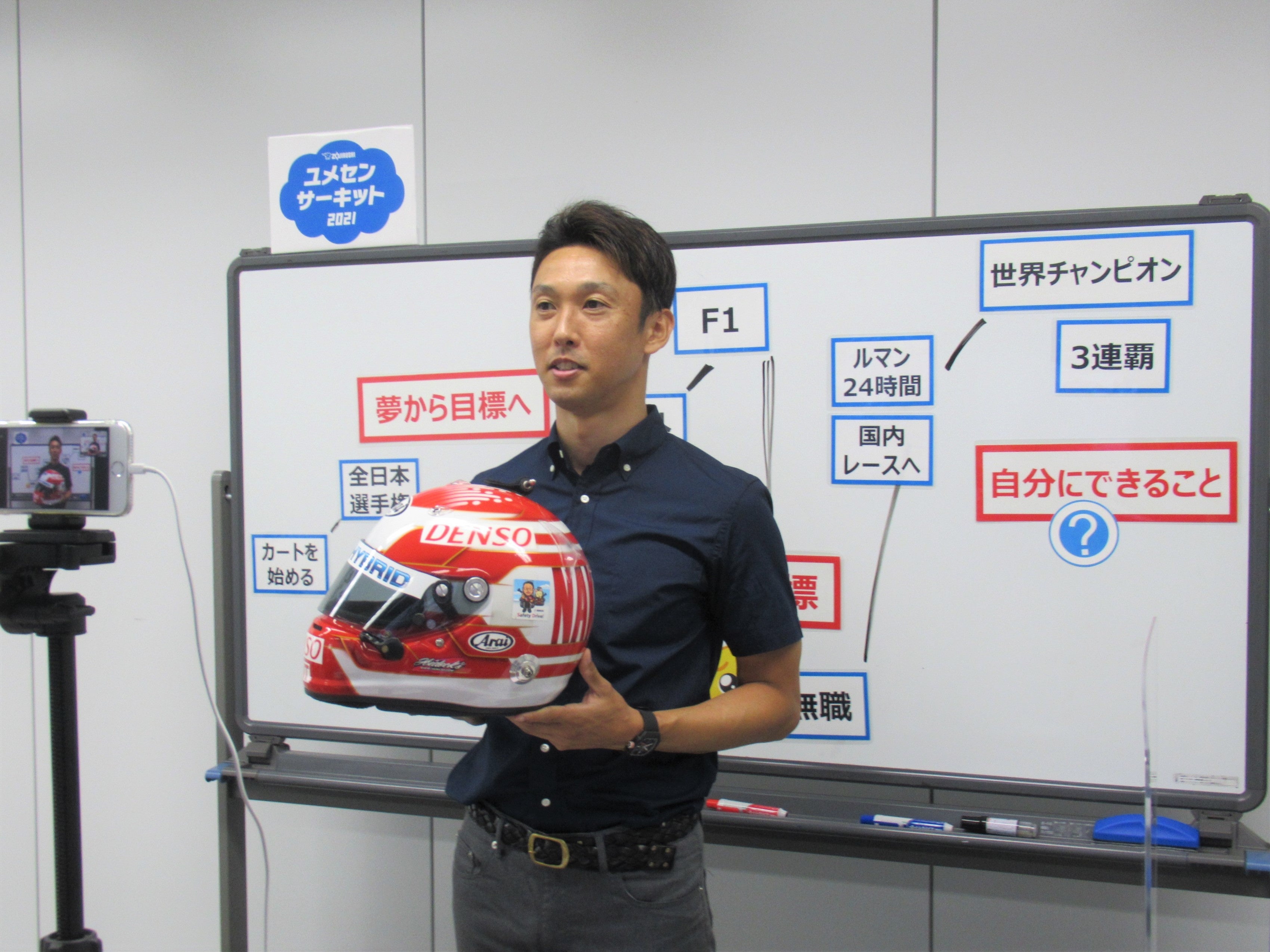 2021年開催の様子（夢先生：中嶋一貴さん／レーシングドライバー）