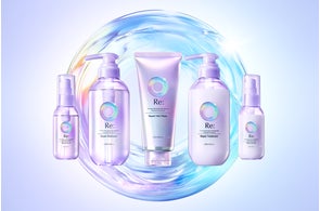 ルシードエルの「質感再整シリーズ」を、うねり・ダメージを内外から補修・再整し、究極の艶とまとまり髪を目指す「Re:(アールイー)シリーズ」として2025年8月25日(月)よりリニューアル新発売!