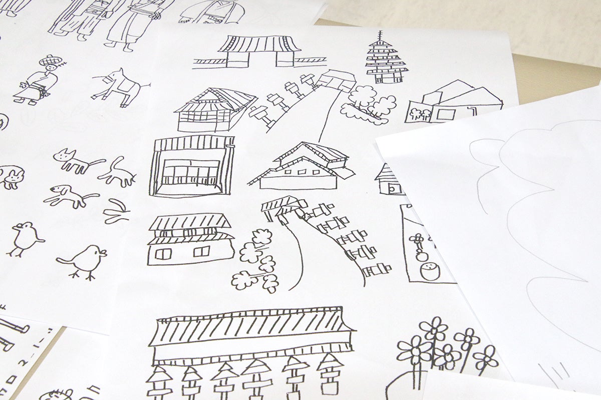 福祉作業所に依頼した原画