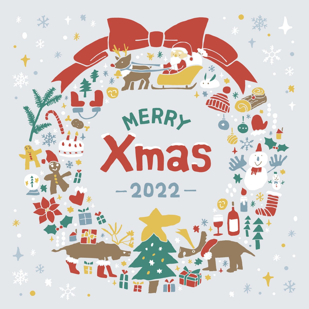 完成したクリスマスビジュアル