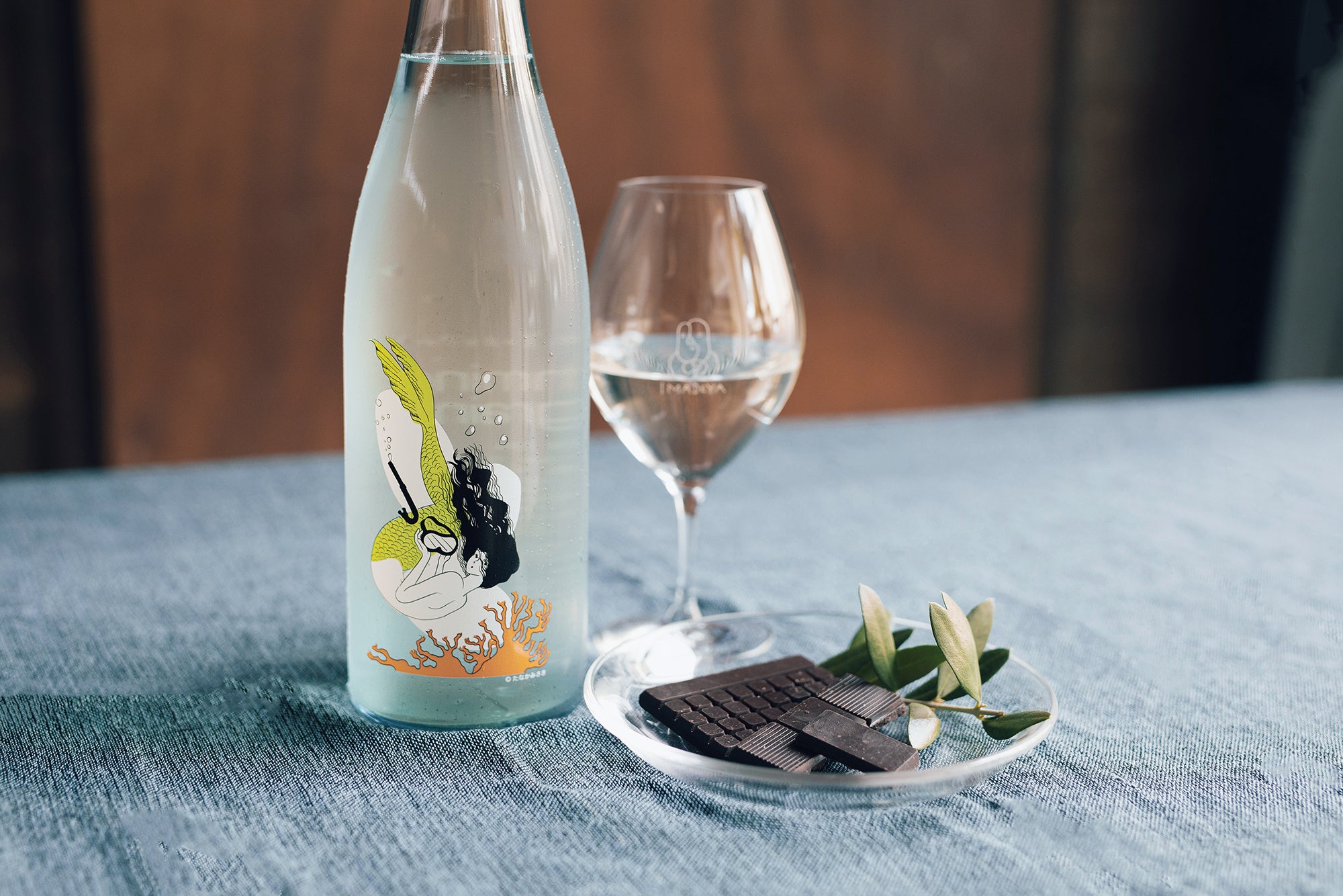 日本酒は「大嶺3粒 夏のおとずれ」