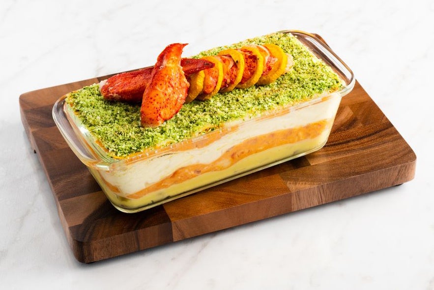 オマール海老と魚介のラザニア　イメージ