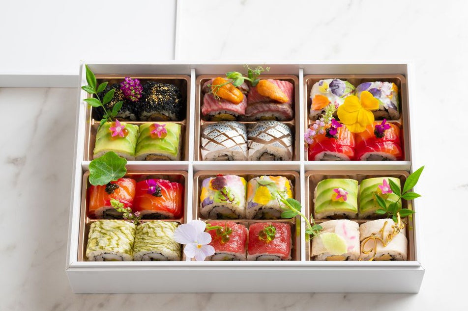 Christmas sushi roll platter　イメージ