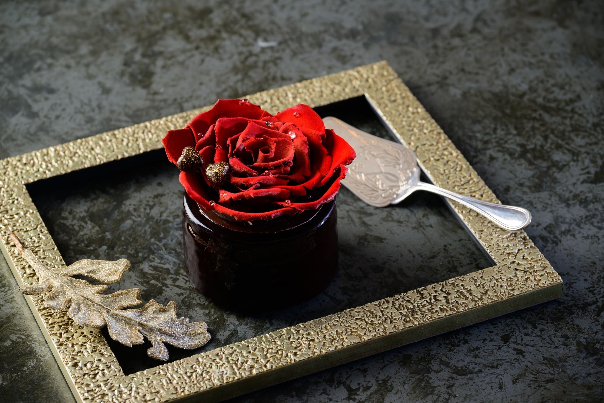 Gâteau au Chocolat Rose