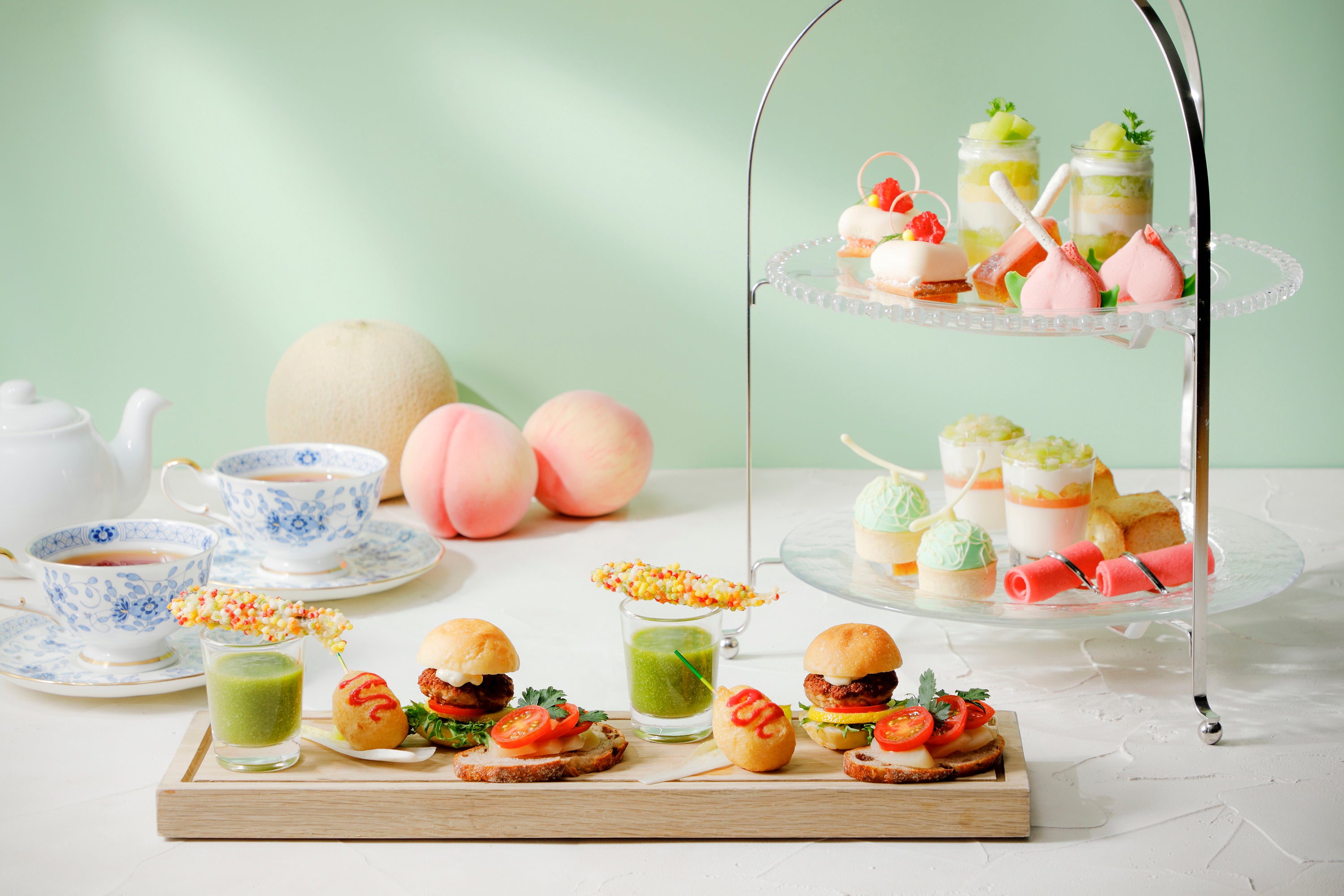 「Peach & Melon Afternoon Tea」イメージ 