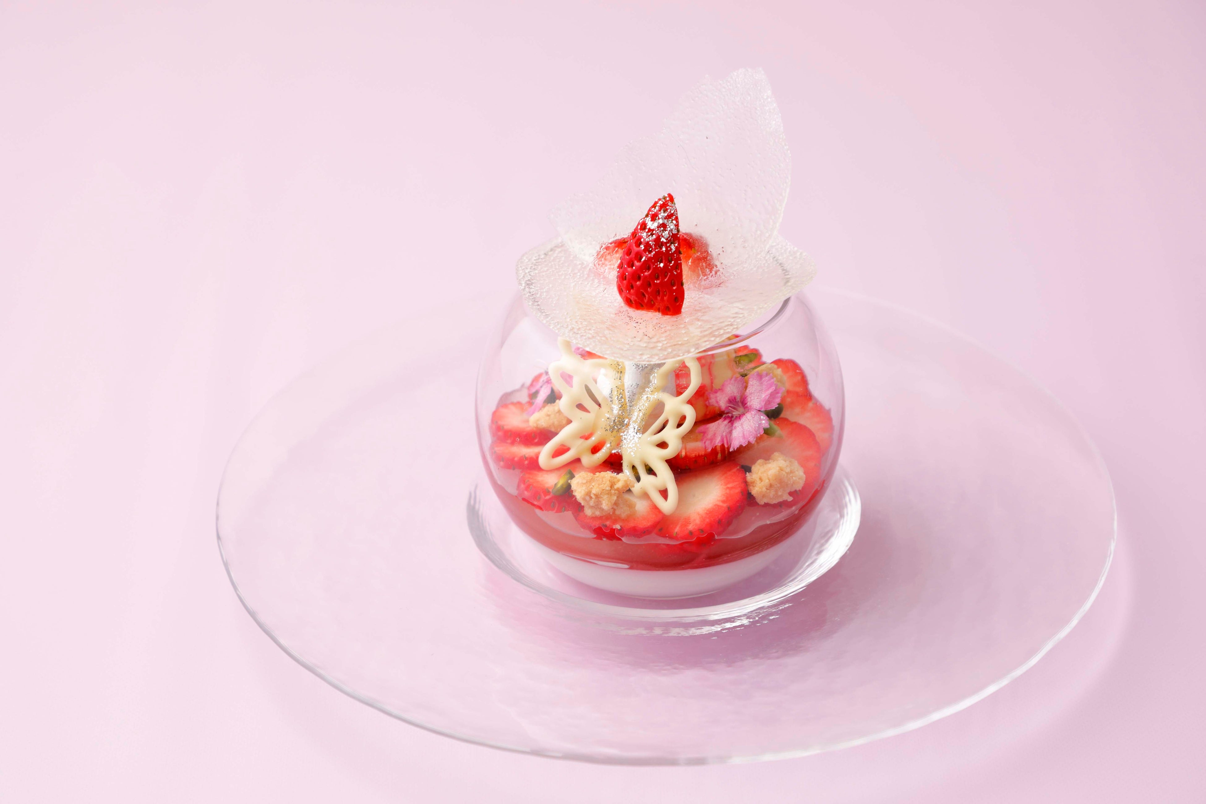 まりひめとみかん蜂蜜のホワイトショコラパフェ　イメージ