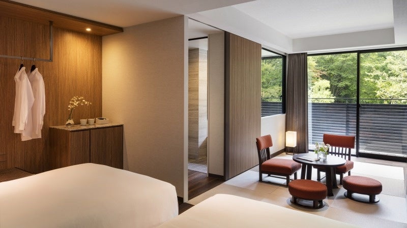 温泉ビューバス付 プレミアルーム （軽井沢マリオットホテル）