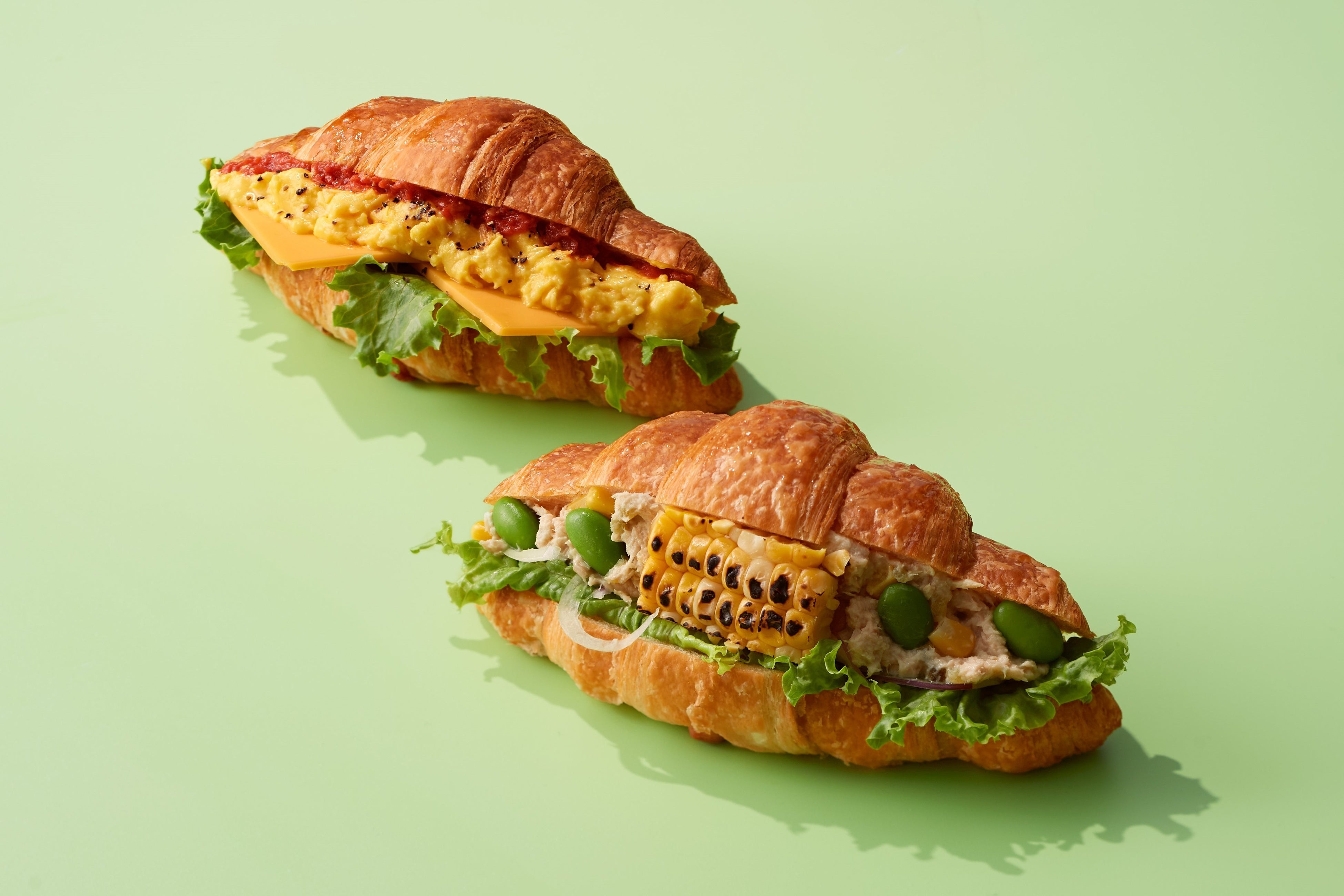 「GGCo.」ヴィーガンクロワッサンサンド2種