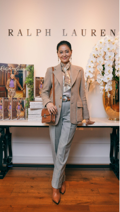 黒谷友香さん、滝沢眞規子さんなどがラルフ ローレン ホームの世界観を
