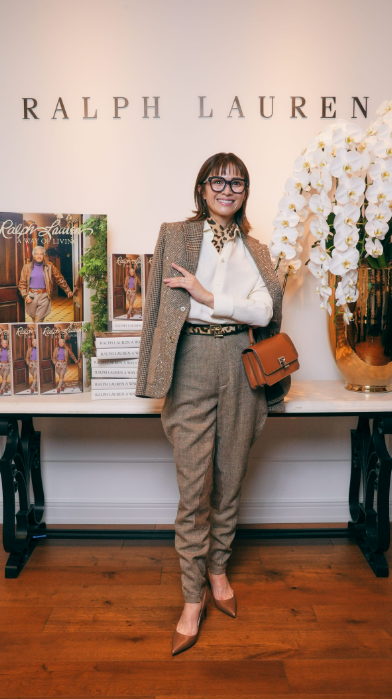 黒谷友香さん、滝沢眞規子さんなどがラルフ ローレン ホームの世界観を