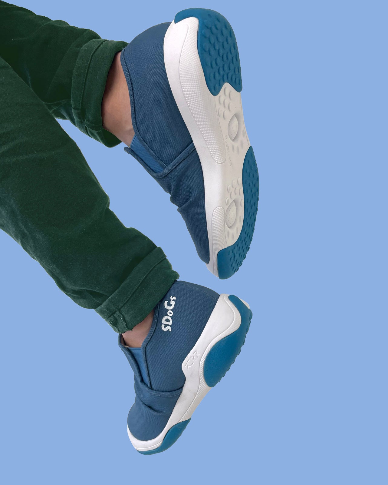 プリーツスリッポン サウンズ（ブルー）